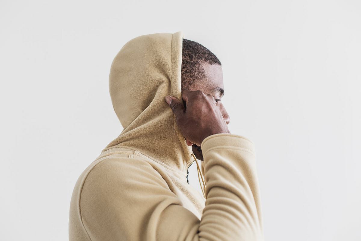 Nobull Arctic Zip-up Men's Jackets Beige | Australia (RX2749)